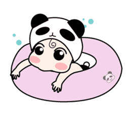 cute Panda Baby sticker #12359533