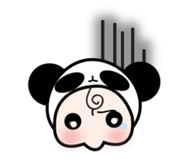 cute Panda Baby sticker #12359534