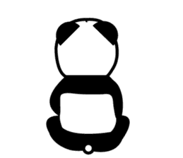 cute Panda Baby sticker #12359535