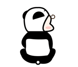 cute Panda Baby sticker #12359536
