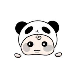 cute Panda Baby sticker #12359538