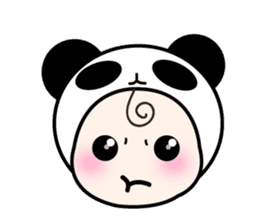 cute Panda Baby sticker #12359546
