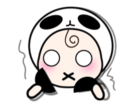 cute Panda Baby sticker #12359555