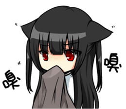 Yandere Ojounyan (Miss Little Meow) Cht. sticker #12359587