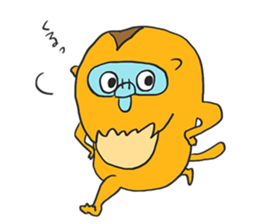 Golden Snub-nosed Monkey sticker #12359615