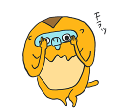 Golden Snub-nosed Monkey sticker #12359632