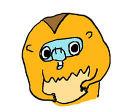 Golden Snub-nosed Monkey sticker #12359635