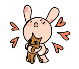 Sakura Rabbit CHiKaRaBBiT by CHIKA. sticker #12359742