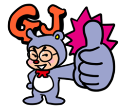KIGURUMI middle-aged man sticker #12359841
