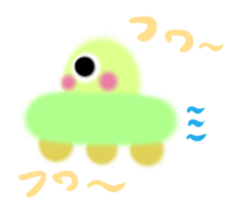 Pipo the UFO sticker #12359946
