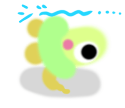 Pipo the UFO sticker #12359949