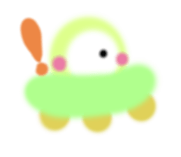 Pipo the UFO sticker #12359968