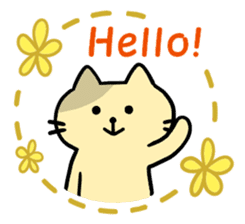 Sticker of very cute cats sticker #12359984
