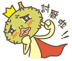 Prince Durian So Rude sticker #12362917