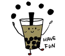Love bubble tea~ sticker #12363082