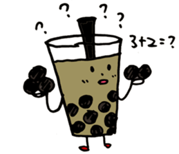 Love bubble tea~ sticker #12363103