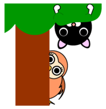 Cats sometimes owls sticker #12363757