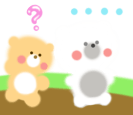 Fluffy Bear Daikichi and shoukichi 2 sticker #12363976