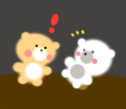 Fluffy Bear Daikichi and shoukichi 2 sticker #12363985