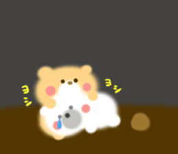 Fluffy Bear Daikichi and shoukichi 2 sticker #12363987
