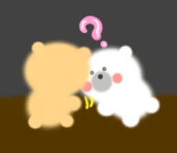 Fluffy Bear Daikichi and shoukichi 2 sticker #12363994