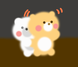 Fluffy Bear Daikichi and shoukichi 2 sticker #12363995
