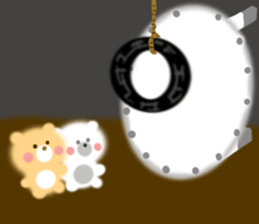 Fluffy Bear Daikichi and shoukichi 2 sticker #12363996