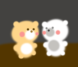 Fluffy Bear Daikichi and shoukichi 2 sticker #12363997