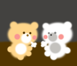 Fluffy Bear Daikichi and shoukichi 2 sticker #12363998