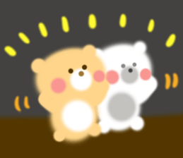 Fluffy Bear Daikichi and shoukichi 2 sticker #12363999