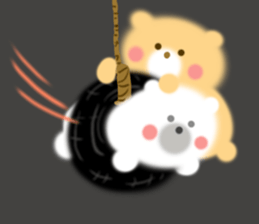Fluffy Bear Daikichi and shoukichi 2 sticker #12364000