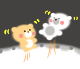 Fluffy Bear Daikichi and shoukichi 2 sticker #12364001