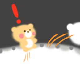 Fluffy Bear Daikichi and shoukichi 2 sticker #12364002
