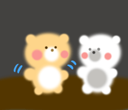 Fluffy Bear Daikichi and shoukichi 2 sticker #12364005