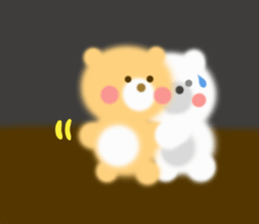Fluffy Bear Daikichi and shoukichi 2 sticker #12364007