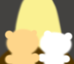 Fluffy Bear Daikichi and shoukichi 2 sticker #12364008