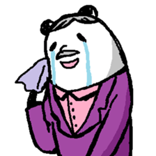 (Wordless)A Panda is so expressive3 sticker #12364047