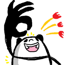 (Wordless)A Panda is so expressive3 sticker #12364052