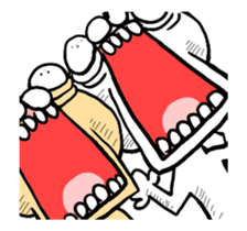 move,expression sticker in body 2 sticker #12364681