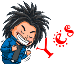 rocker motorcycles sticker #12364828