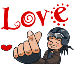 rocker motorcycles sticker #12364842