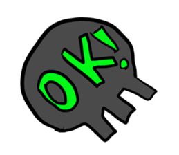 cuteskull sticker #12364936