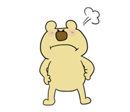 Popo of bear sticker #12364995