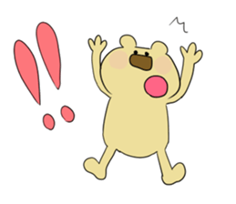 Popo of bear sticker #12365000