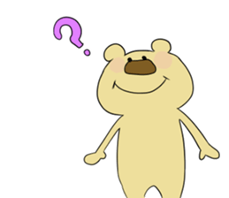 Popo of bear sticker #12365001