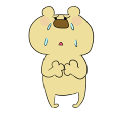 Popo of bear sticker #12365008