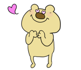 Popo of bear sticker #12365009