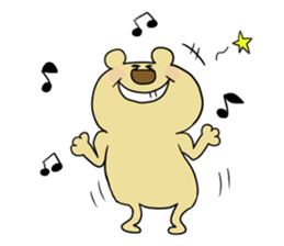 Popo of bear sticker #12365012