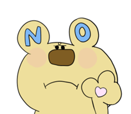 Popo of bear sticker #12365017