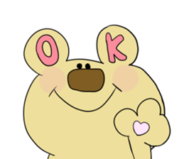 Popo of bear sticker #12365018